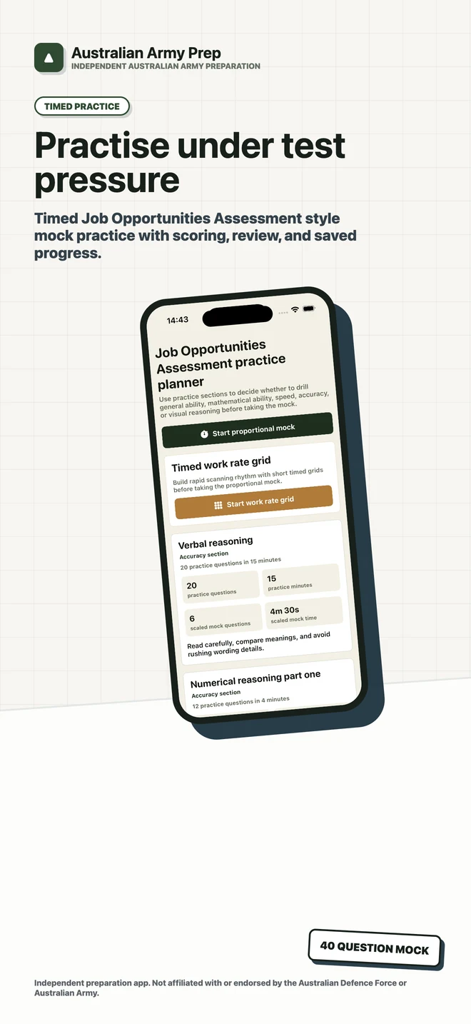 Australian Army Prep App Store screenshot 5