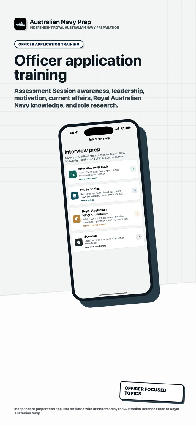 Australian Navy Prep App Store screenshot 7