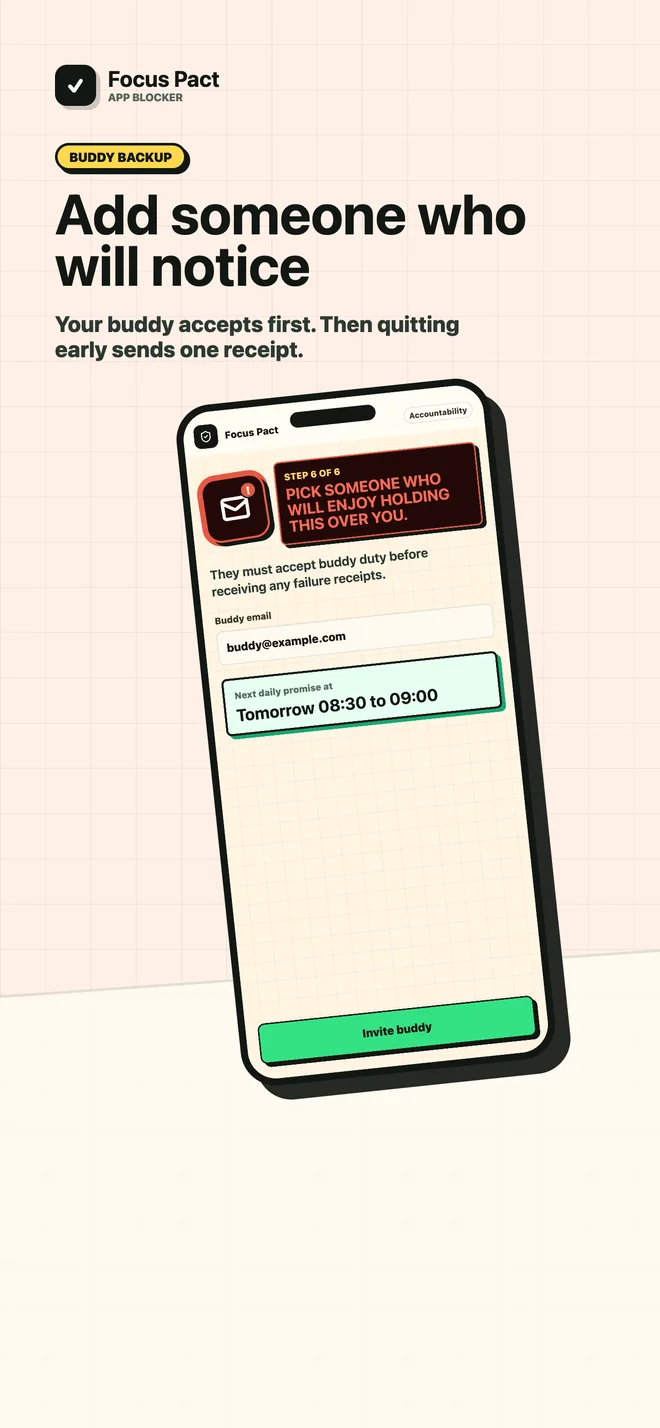 Focus Pact: App Blocker App Store screenshot 5