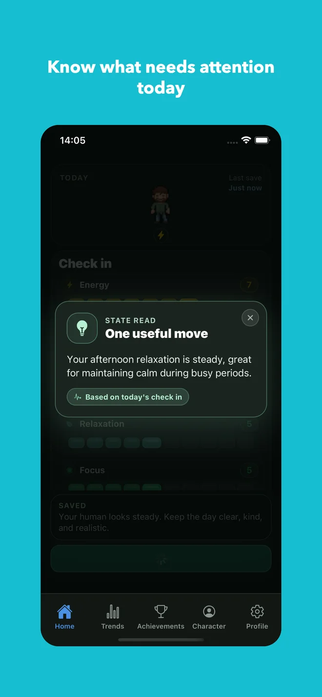 Human: Daily Check In App Store screenshot 3