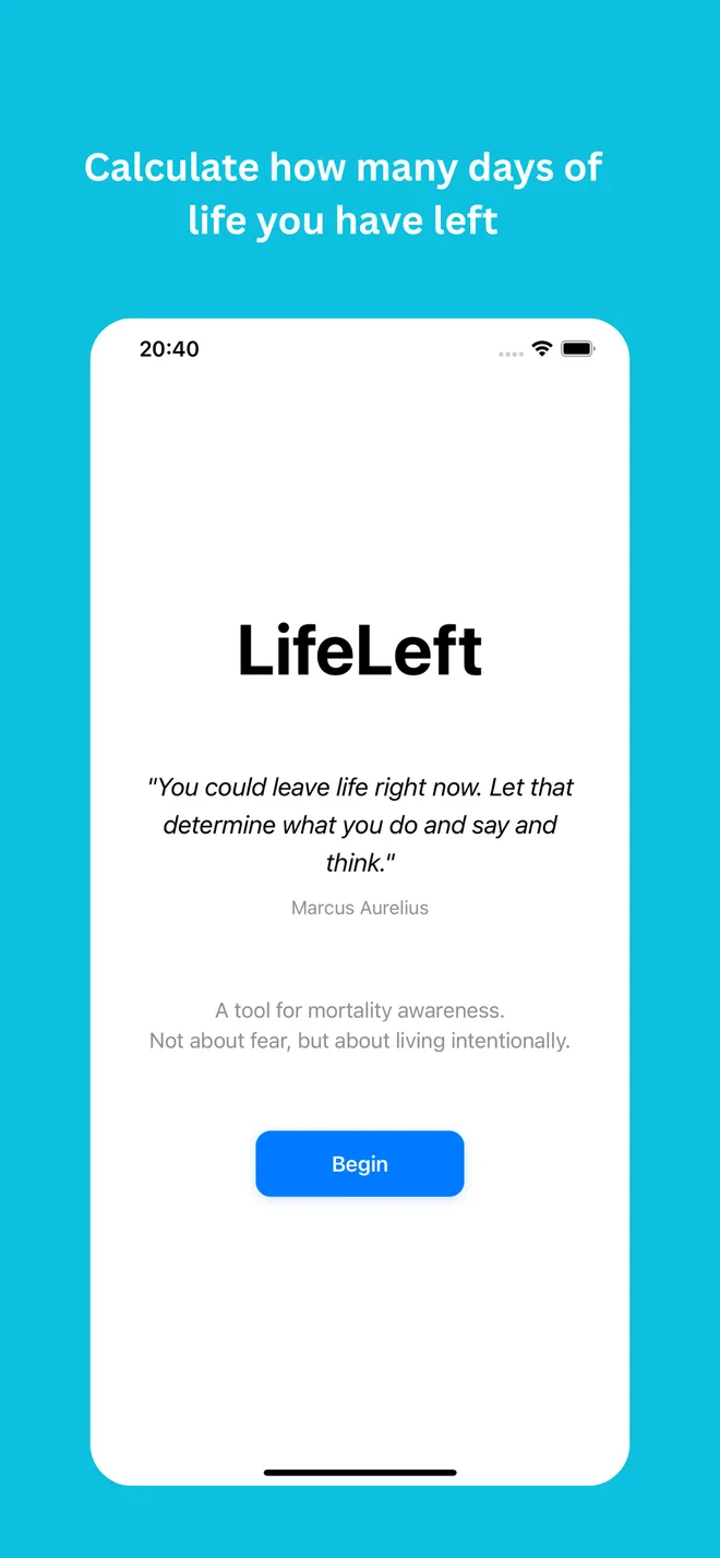 Life Left Countdown Widget App Store screenshot 2