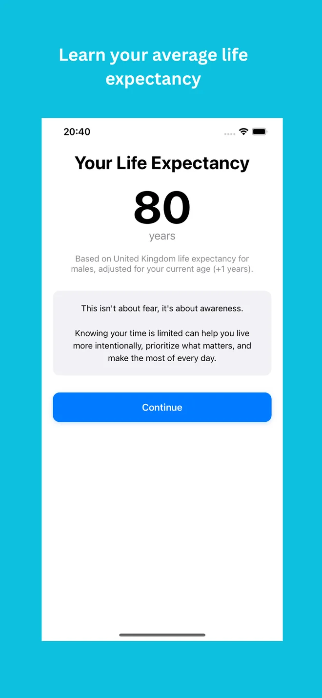 Life Left Countdown Widget App Store screenshot 6