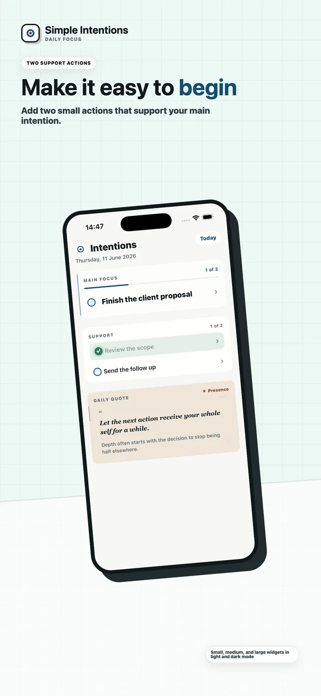 Today Focus: Daily Widget App Store screenshot 3