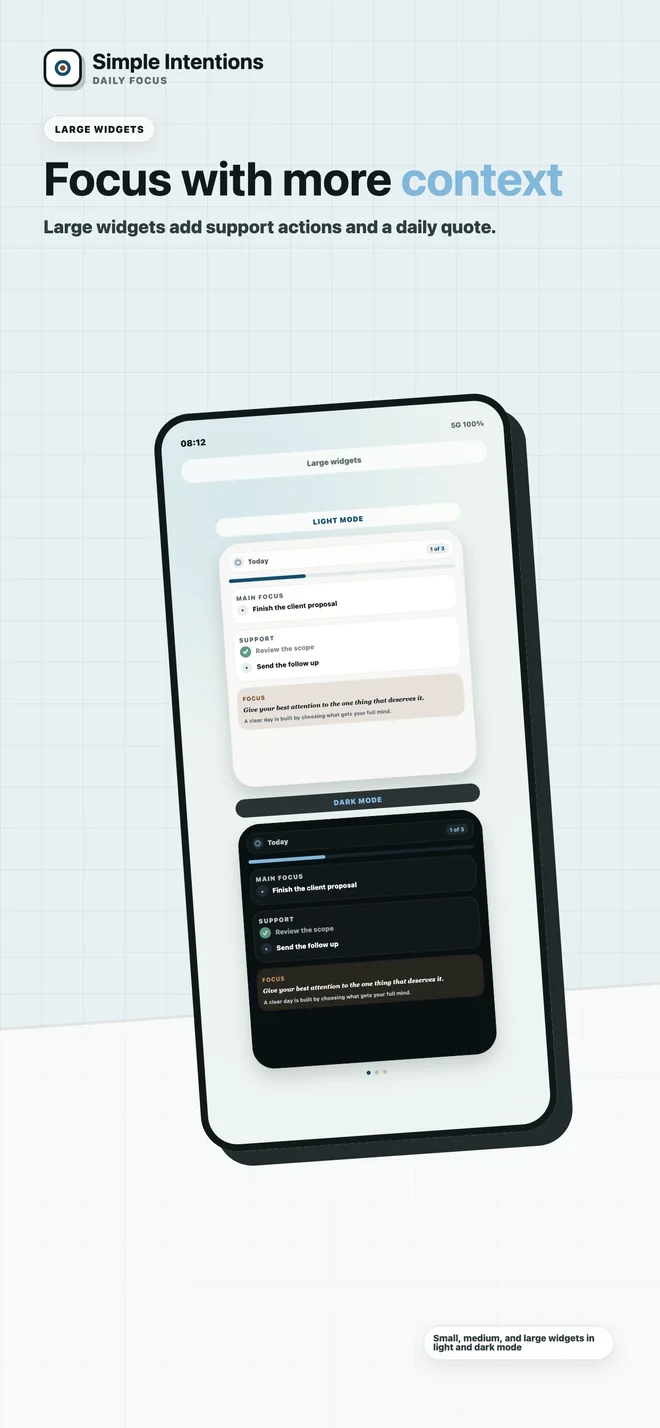 Today Focus: Daily Widget App Store screenshot 6